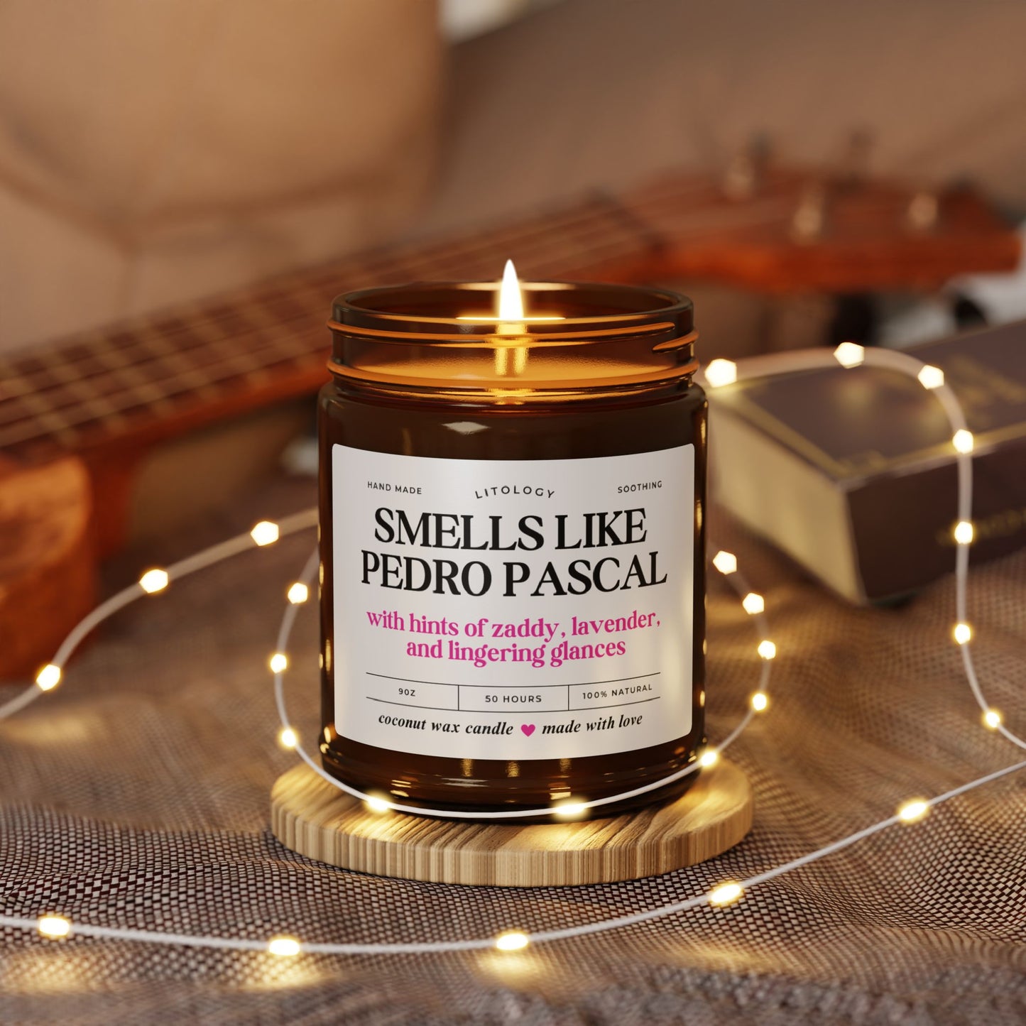 Pedro Pascal, Pedro Pascal Birthday, Smells Like Pedro Pascal Candle Fans,