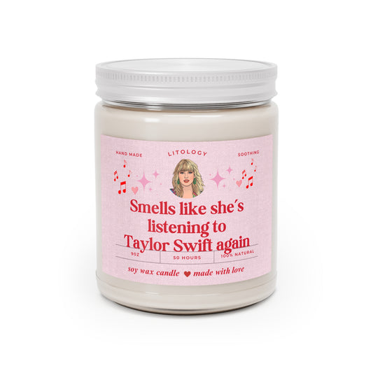 Taylor Swift Birthday Gift, Cool Fan Gifts for Women Adult, Birthday Candle for Swifties Besties, Natural Coconut Lavender Candle Room Decor, Themed Gift Ideas for Christmas Graduation Retirement