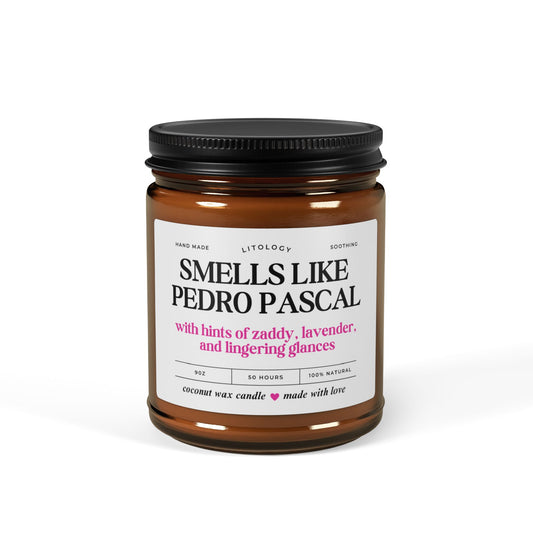 Pedro Pascal, Pedro Pascal Birthday, Smells Like Pedro Pascal Candle Fans,