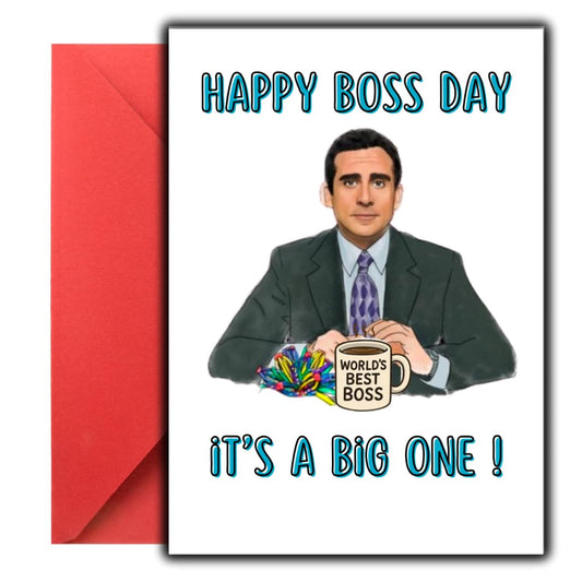 Office Boss Day Card, Bosses Day Card, Boss Gifts for Women Men, Happy Boss's Day Card Gifts for Boss from Employees, Boss's Day Card for Supervisor, National Boss Day Card, boss day card Office