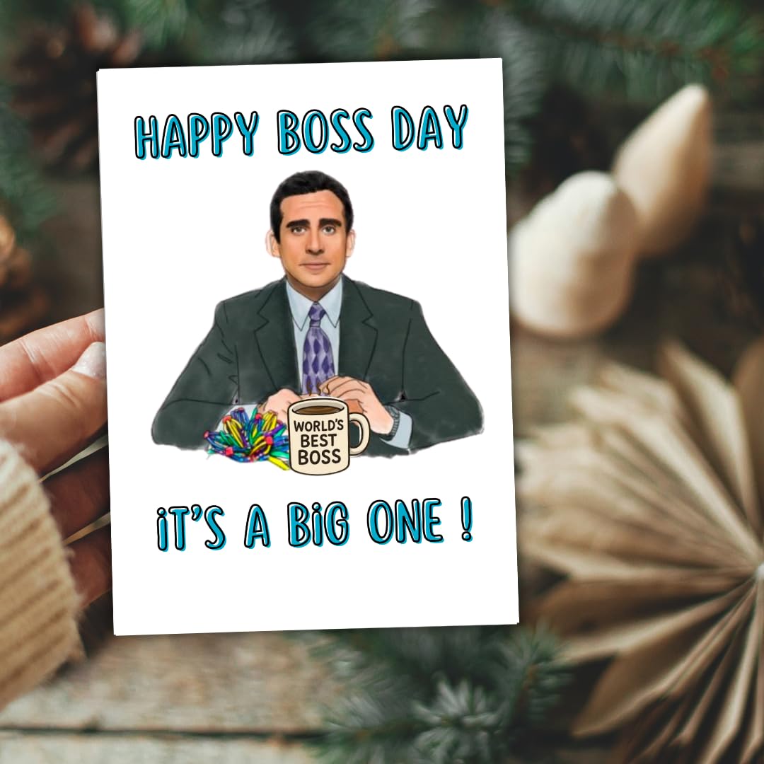 Office Boss Day Card, Bosses Day Card, Boss Gifts for Women Men, Happy Boss's Day Card Gifts for Boss from Employees, Boss's Day Card for Supervisor, National Boss Day Card, boss day card Office